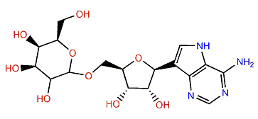 9-Deazaadenosine 5'-a-D-glucopyranoside